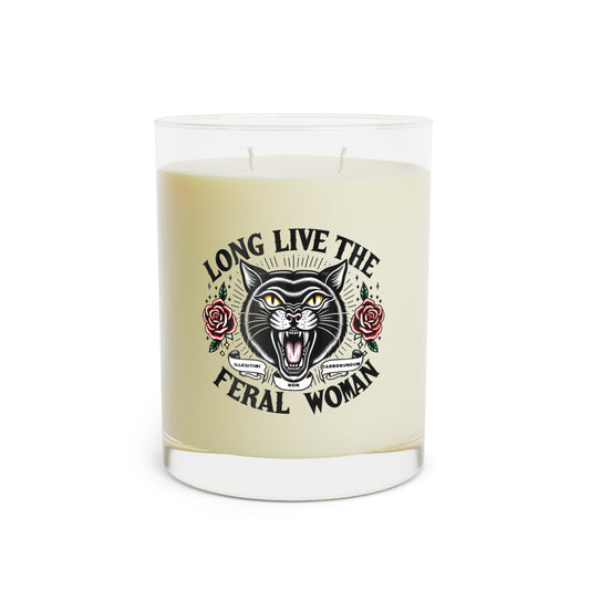 Artisan Scented Candle | Long Live the Feral Woman | Unique Gift
