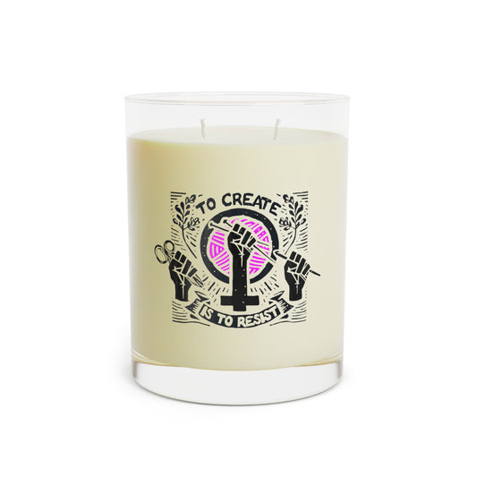 Empowerment Scented Candle | To Create is To Resist | Eco-Friendly Gift