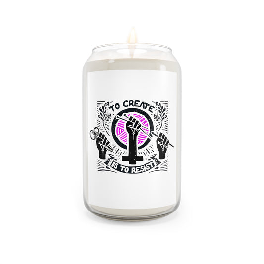 Empowering Scented Candle | To Create is to Resist | Aromatherapy, Home Decor, Gift Ideas