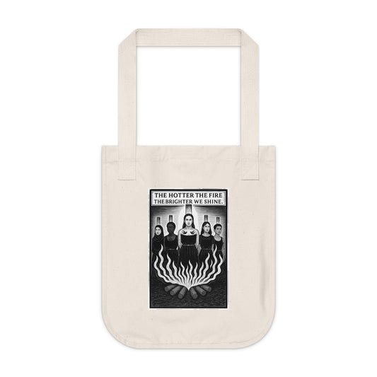 Canvas Tote Bag | The Hotter the Fire, the Brighter We Shine